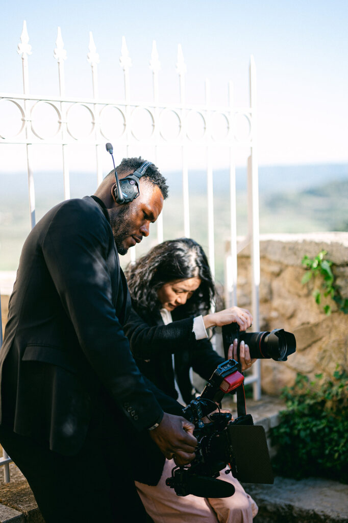 For the Reference Masterclass 2024, six duos of wedding planners and photographers from Dubai, the United States, Portugal, and France had the unique opportunity to collaborate with professional model couples at iconic Provence locations like the luxury hotel Crillon le Brave and the Château de la Tour Vaucros. With Floresie creating stunning floral decor within a glasshouse provided by Be Lounge, the participants enjoyed luxurious dining and a glamorous gala night. The jury, featuring experts from Wedding Sparrow, Magnolia Rouge, Albe Editions, and Reference, awarded prizes after a highly competitive showcase.